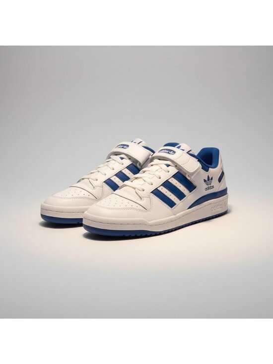 adidas Other - Men's Adidas Forum Low White Royal Blue Sneakers US 12.5  FR 47 1/3 New